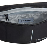 New Rebels New Rebels Valor Brooklyn Waistbag Fanny Pack 36x8x15 cm Water Resistant 900D PU Polyester Black