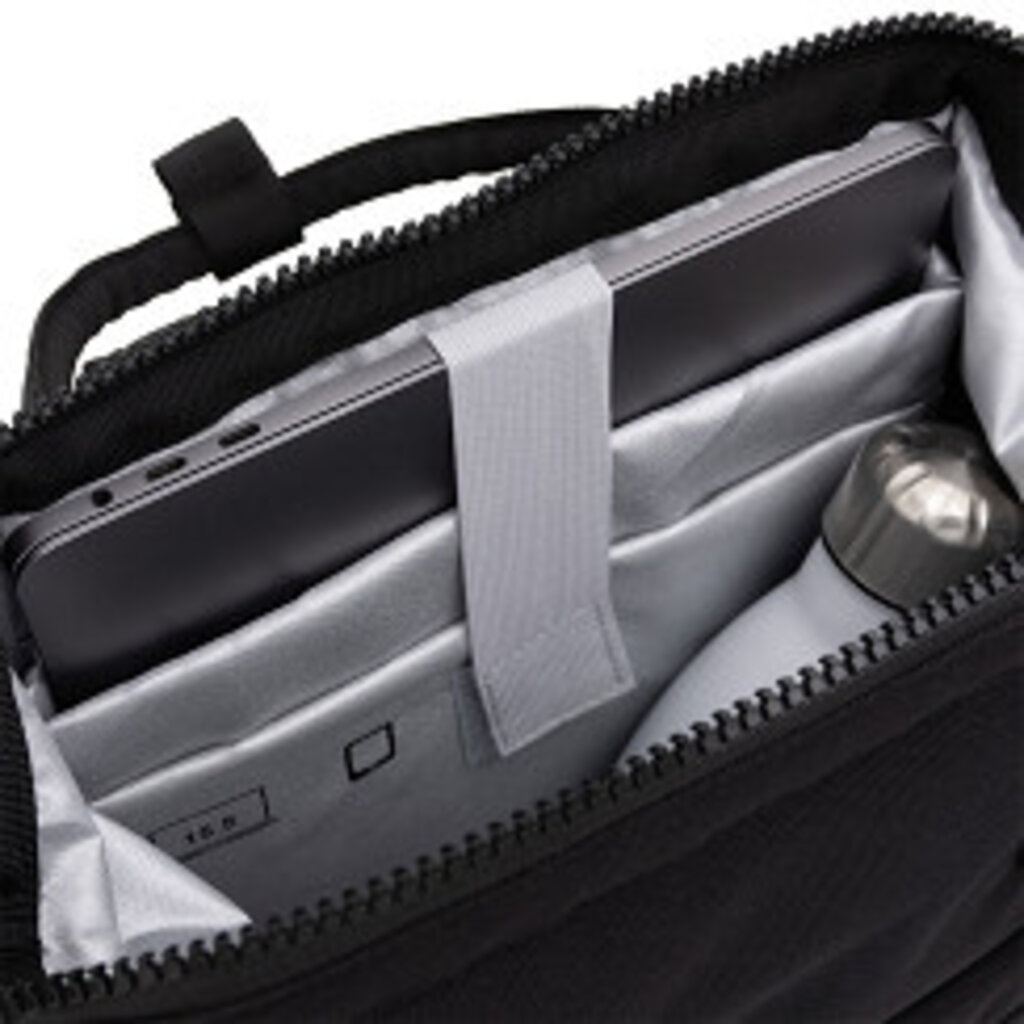 New Rebels New Rebels Valor Weverly School / Werktas Rugzak - 9,5L Stevig 900D Polyester 4 Compartimenten Laptopvak 14” Waterafstotend Black Stone