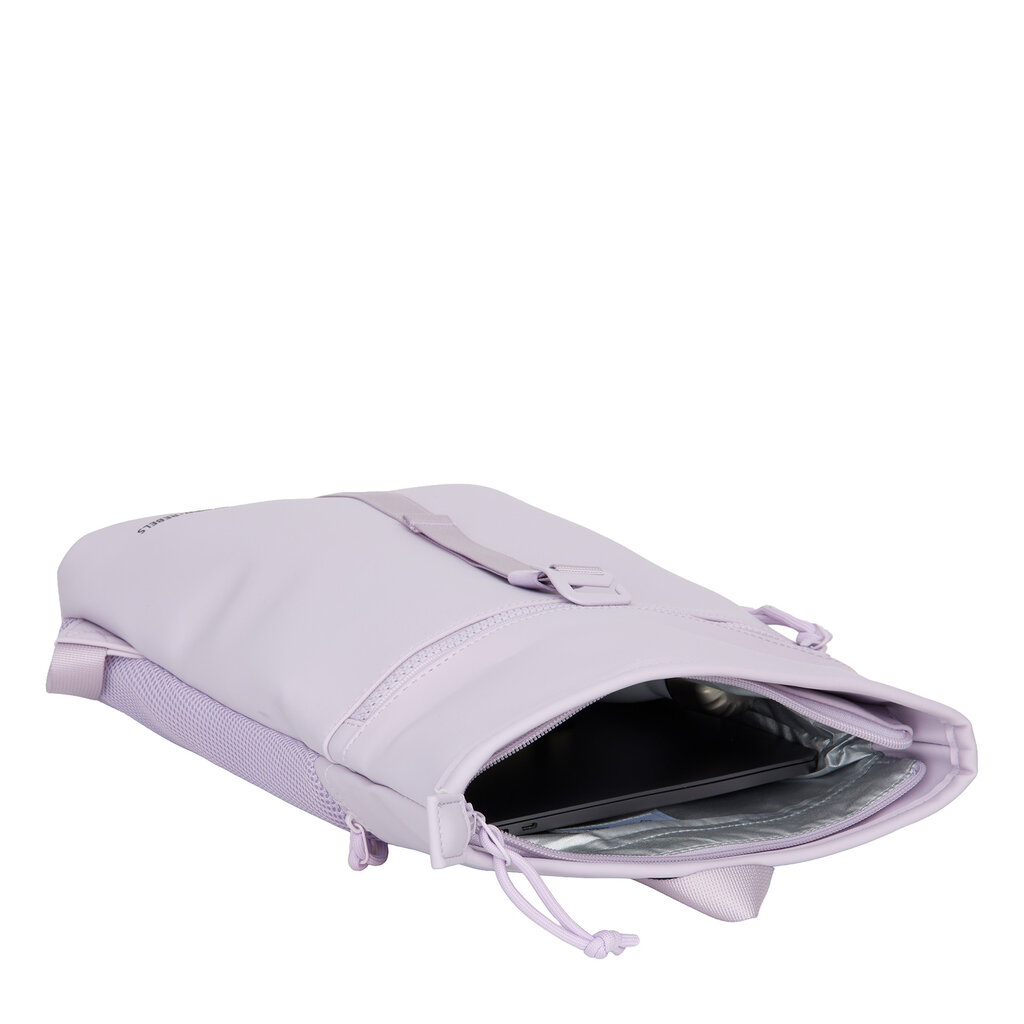 New Rebels New Rebels Branson  Los Angeles Rolltop Backpack Mini Grey | 7L Waterafstotende Rugzak PU Lila