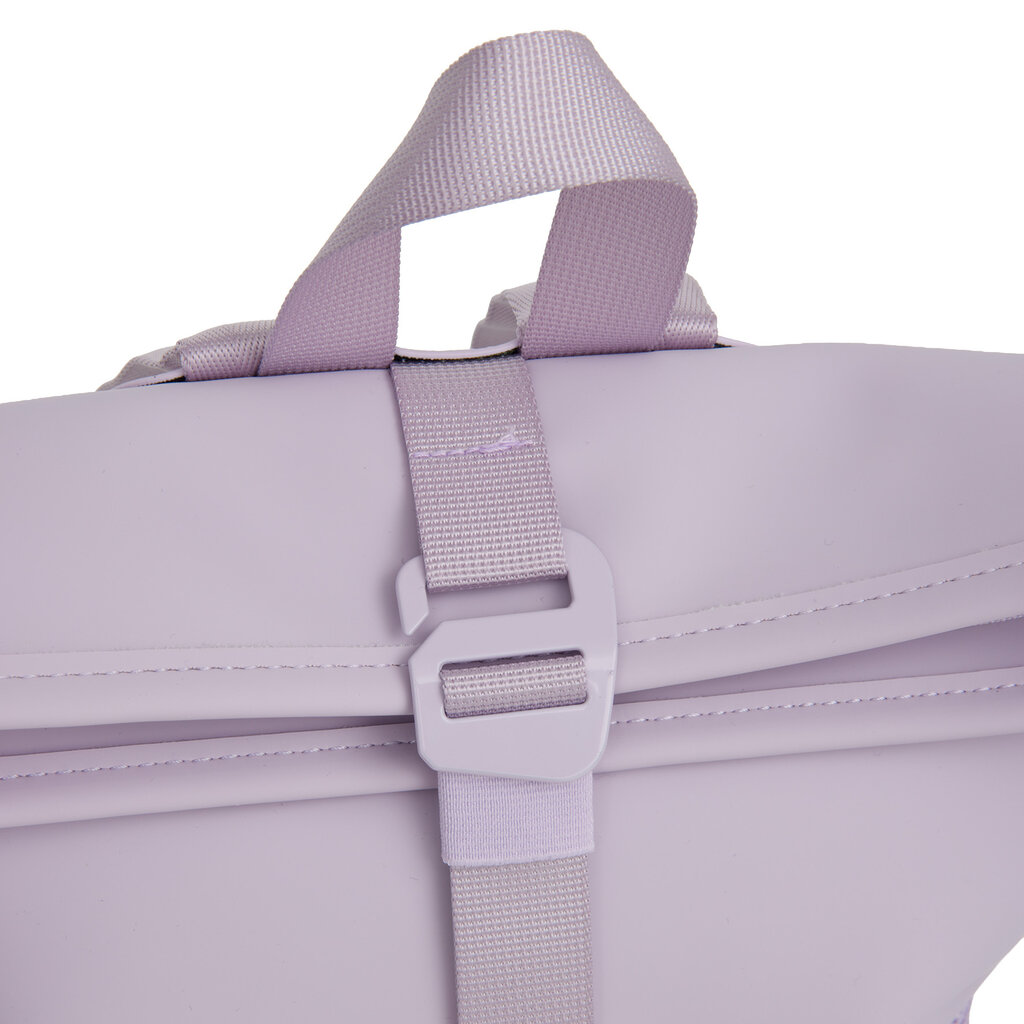 New Rebels New Rebels Branson  Los Angeles Rolltop Backpack Mini Grey | 7L Waterafstotende Rugzak PU Lila