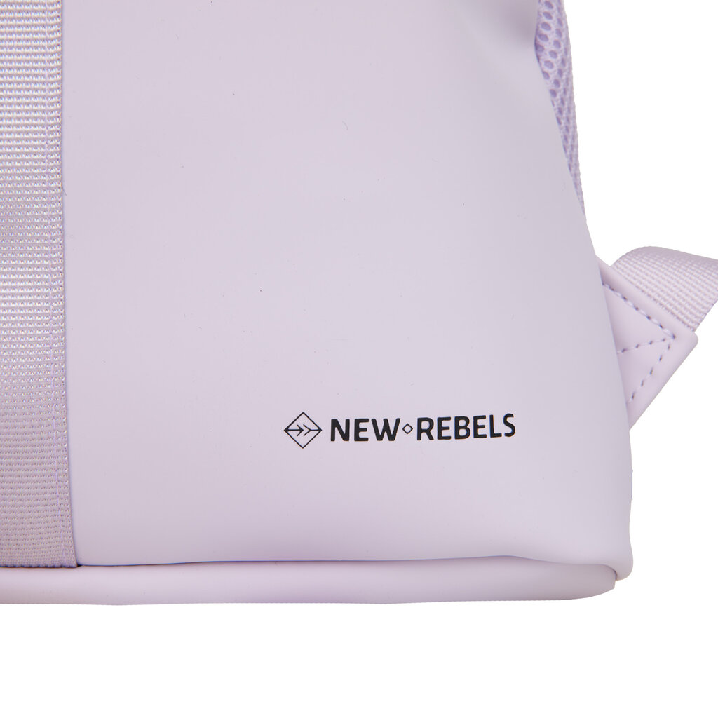 New Rebels New Rebels Branson  Los Angeles Rolltop Backpack Mini Grey | 7L Waterafstotende Rugzak PU Lila