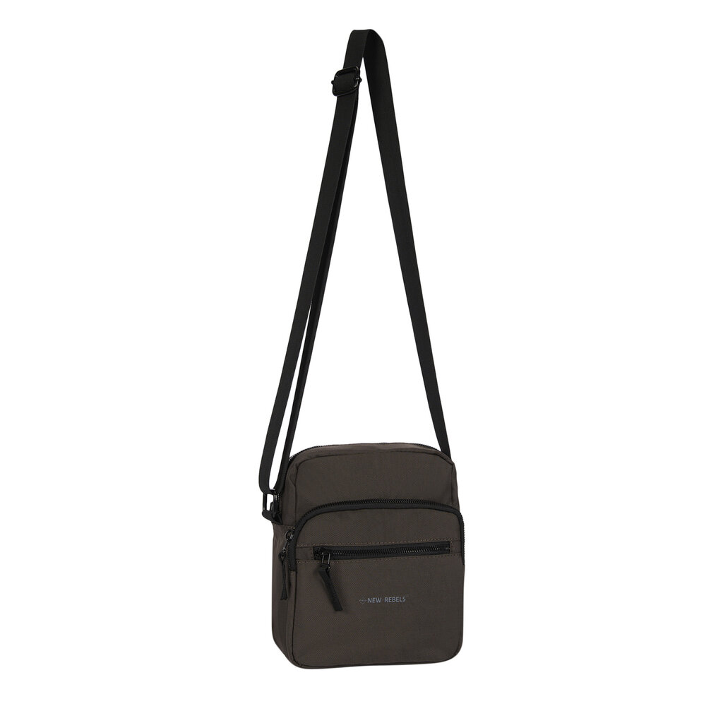 New Rebels New Rebels Walden Pontiac Crossbody Bag – Compact Shoulder Bag 18x9x22 cm Water-Resistant Nylon – Lightweight Everyday Travel Bag Olive