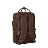 New Rebels New Rebels William Milwaukee 18L Laptoprucksack – Wasserabweisendes PU, geeignet für 15,6″ Laptop Mocca