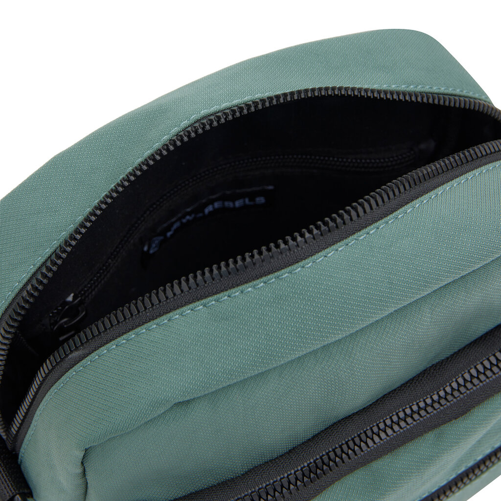 New Rebels New Rebels Walden Pontiac Crossbody Bag – Compact Shoulder Bag 18x9x22 cm Water-Resistant Nylon – Lightweight Everyday Travel Bag Salie Green