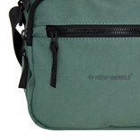 New Rebels New Rebels Walden Pontiac Crossbody Tas 18x9x22 cm – Nylon Schoudertas Waterafstotend – Compact & Lichtgewicht Salie Green