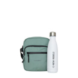 New Rebels New Rebels Walden Pontiac Crossbody Bag – Compact Shoulder Bag 18x9x22 cm Water-Resistant Nylon – Lightweight Everyday Travel Bag Salie Green