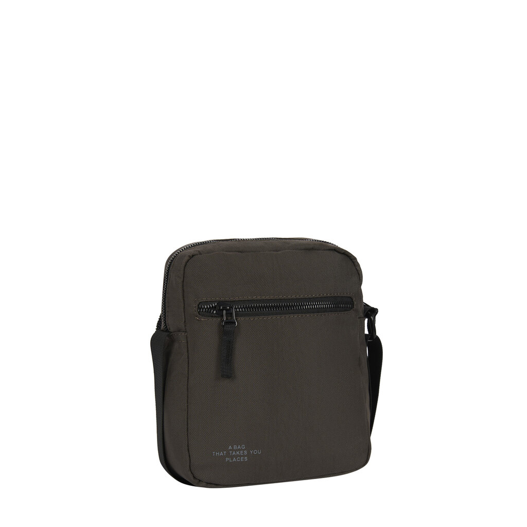 New Rebels New Rebels Walden Pontiac Crossbody Bag – Compact Shoulder Bag 18x9x22 cm Water-Resistant Nylon – Lightweight Everyday Travel Bag Olive