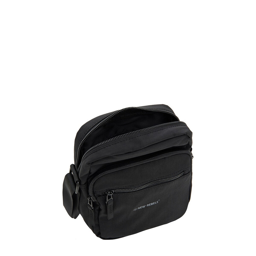 New Rebels New Rebels Walden Pontiac Crossbody Bag – Compact Shoulder Bag 18x9x22 cm Water-Resistant Nylon – Lightweight Everyday Travel Bag