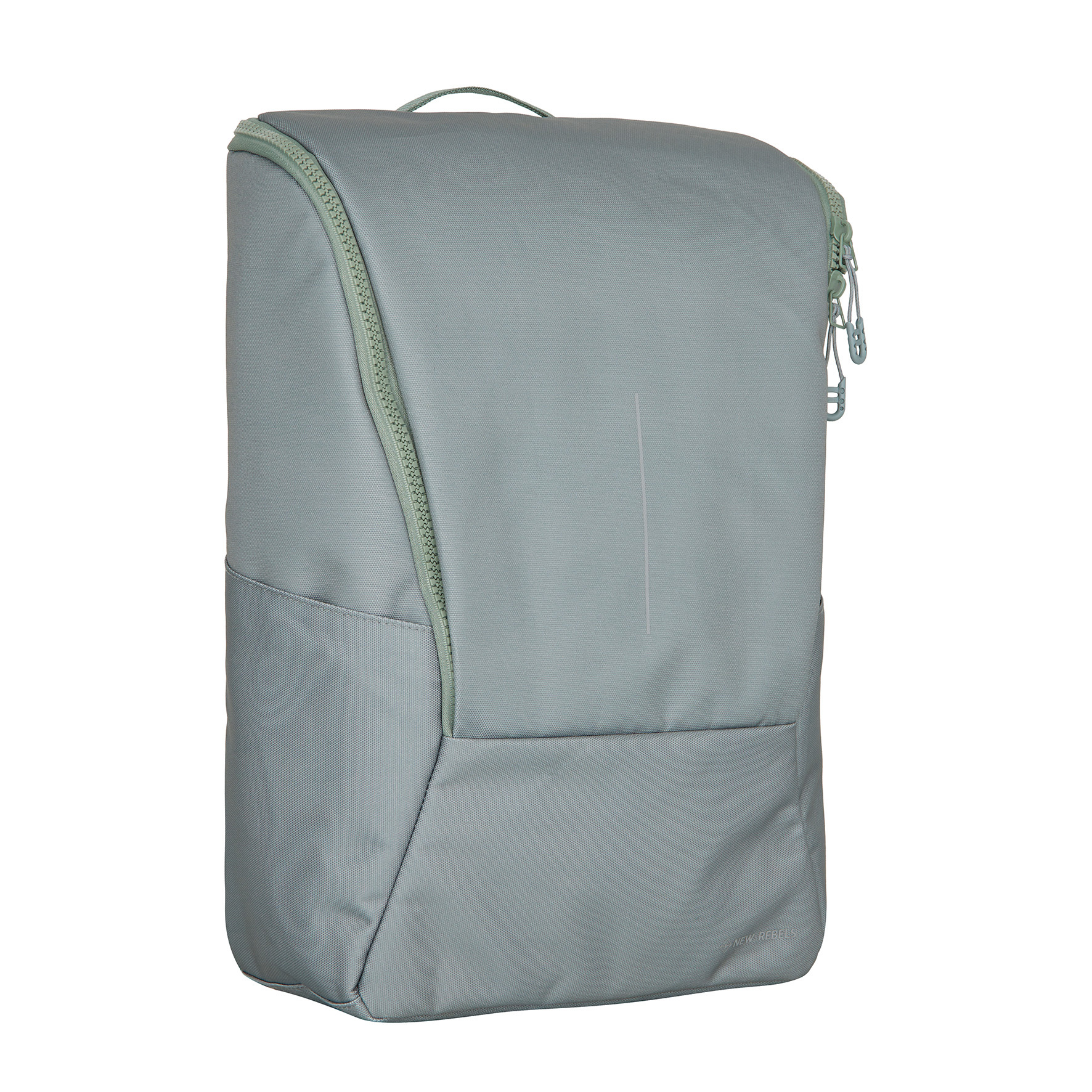 New Rebels Valor Westerly Backpack Rugzak 14L Schooltas Werktas Laptop 14 inch PU Polyester Salie Groen