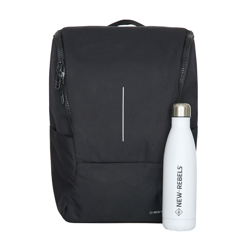 New Rebels New Rebels Valor Westerly Backpack 14L Laptop Backpack 14 Inch School Work Bag PU Polyester