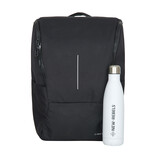 New Rebels New Rebels Valor Westerly Backpack 14L Laptop Backpack 14 Inch School Work Bag PU Polyester