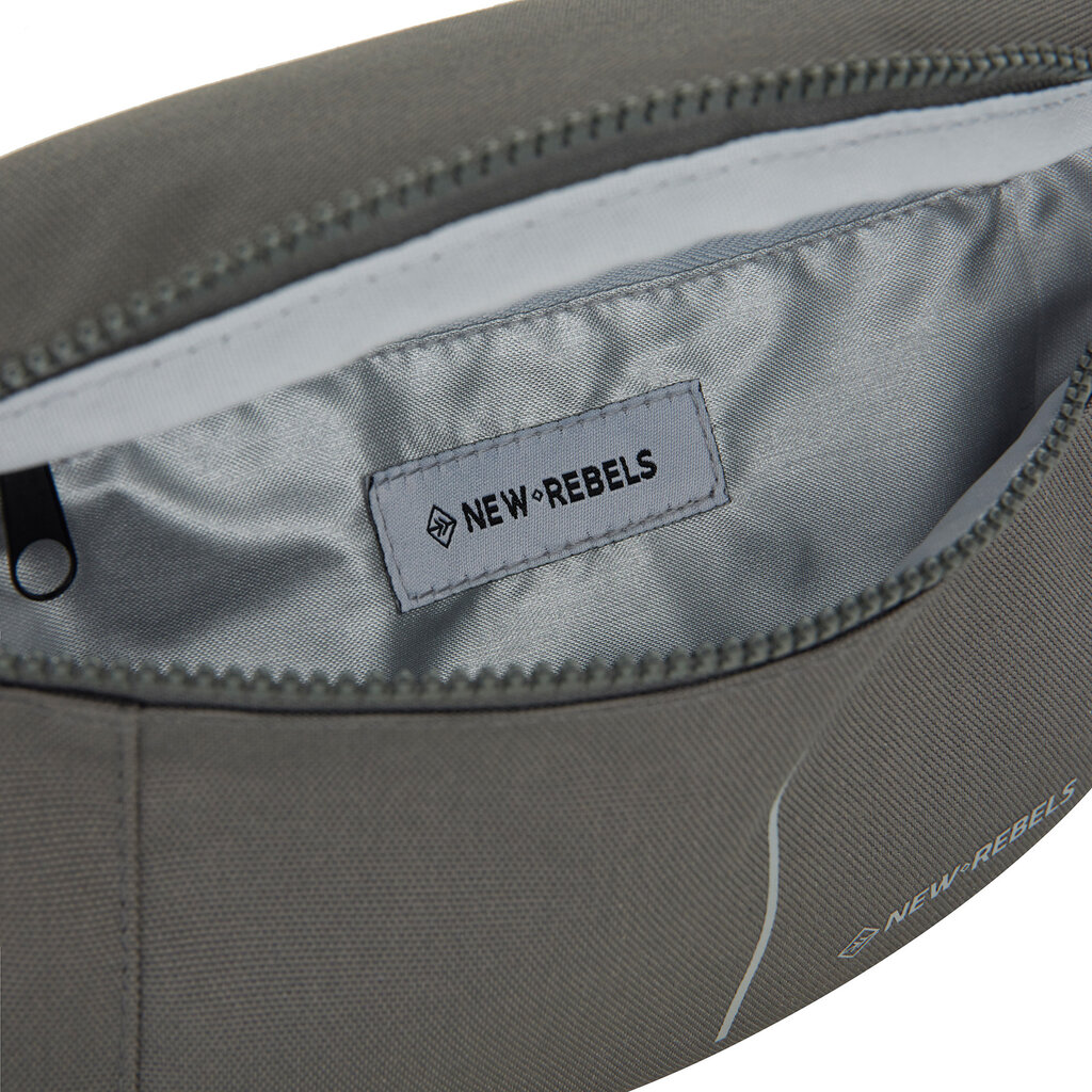 New Rebels New Rebels Valor Brooklyn Waistbag – Heuptas / Fannypack 36x8x15 cm Waterafstotend 900D PU Polyester Antracite