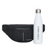 New Rebels New Rebels Valor Brooklyn Waistbag  Bauchtasche 36x8x15 cm Wasserabweisend 900D PU Polyester Schwarz