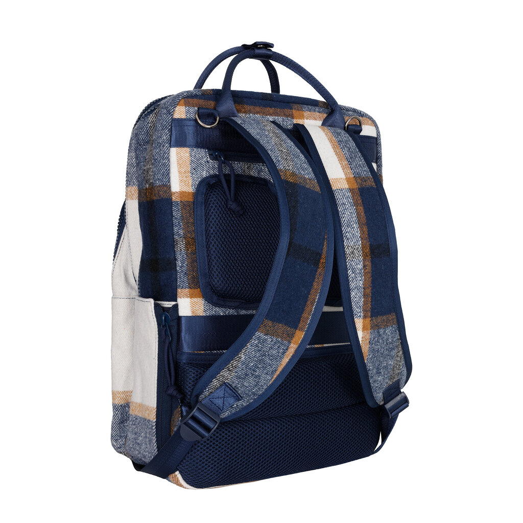 New Rebels New Rebels Scott Milwaukee Backpack Laptop 15.6 Inch 20L Checker Tweed School Work Travel Bag
