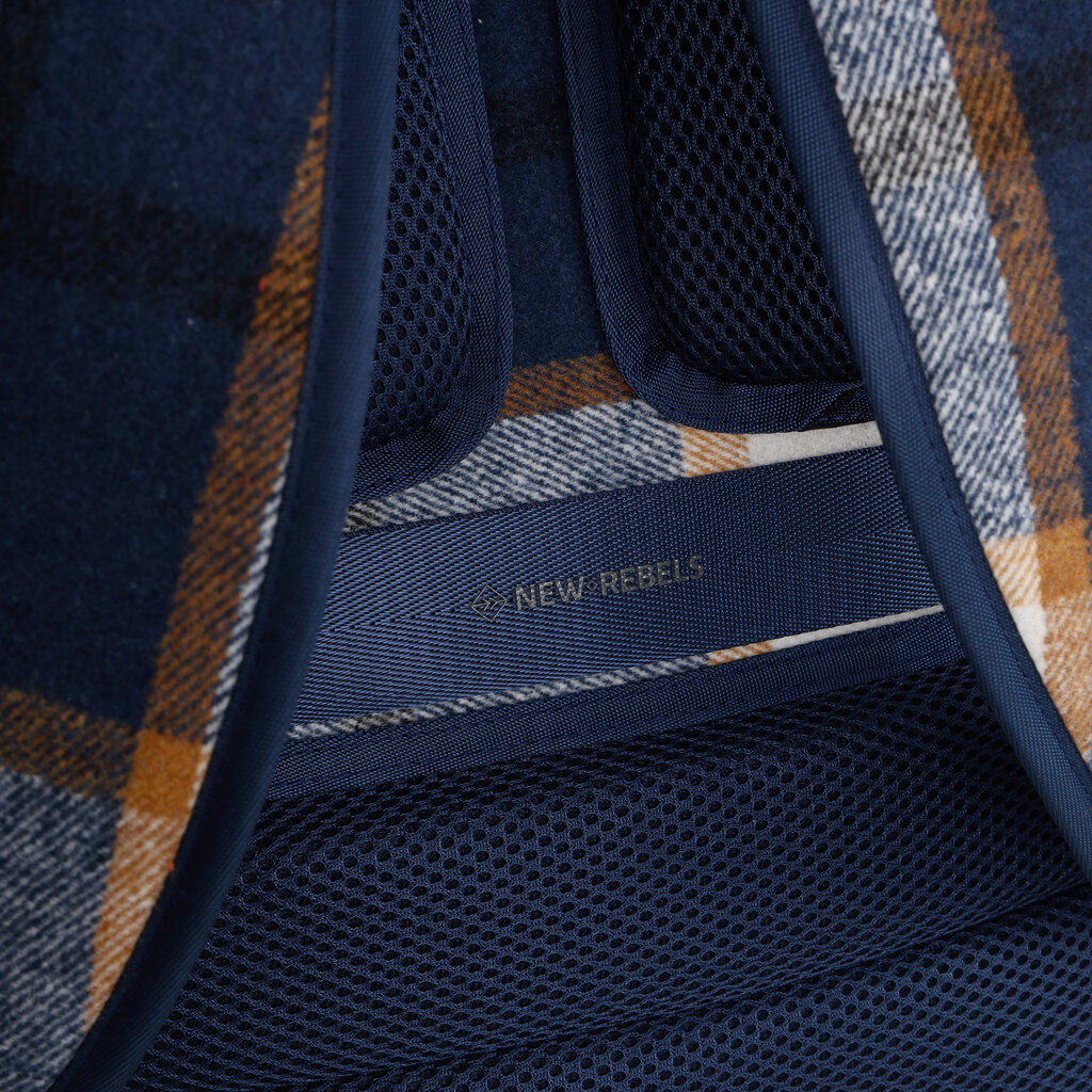 New Rebels New Rebels Scott Milwaukee Backpack Laptop 15.6 Inch 20L Checker Tweed School Work Travel Bag