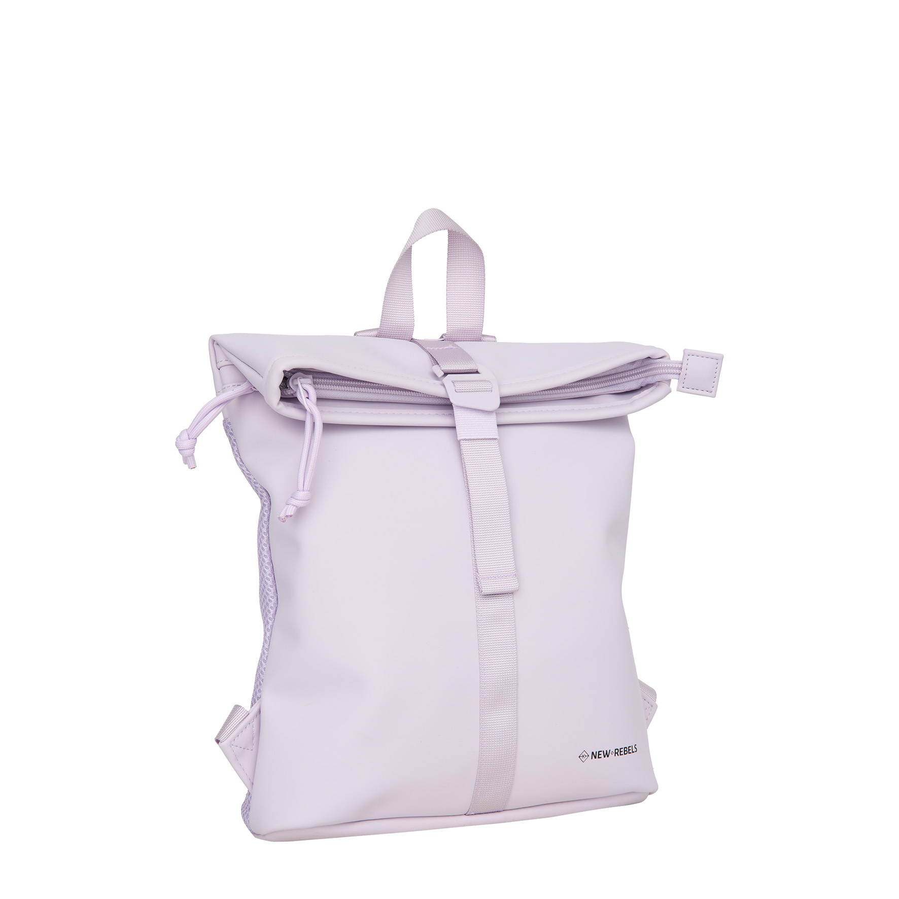 New Rebels Branson Los Angeles Rolltop Backpack Mini 7L Waterafstotende Rugzak PU Lila