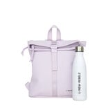 New Rebels New Rebels Branson Los Angeles Rolltop Backpack Mini 7L Waterafstotende Rugzak PU Lila