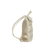 New Rebels New Rebels Los Angeles Rolltop Backpack Mini  7L Waterafstotende Rugzak van PU Beige