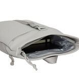 New Rebels New Rebels Branson  Los Angeles Rolltop Rucksack Mini  7L Wasserabweisender PU-Rucksack Gray