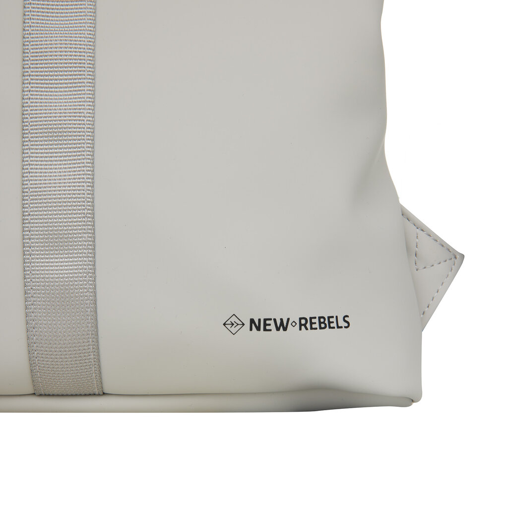 New Rebels New Rebels Branson  Los Angeles Rolltop Rucksack Mini  7L Wasserabweisender PU-Rucksack Gray
