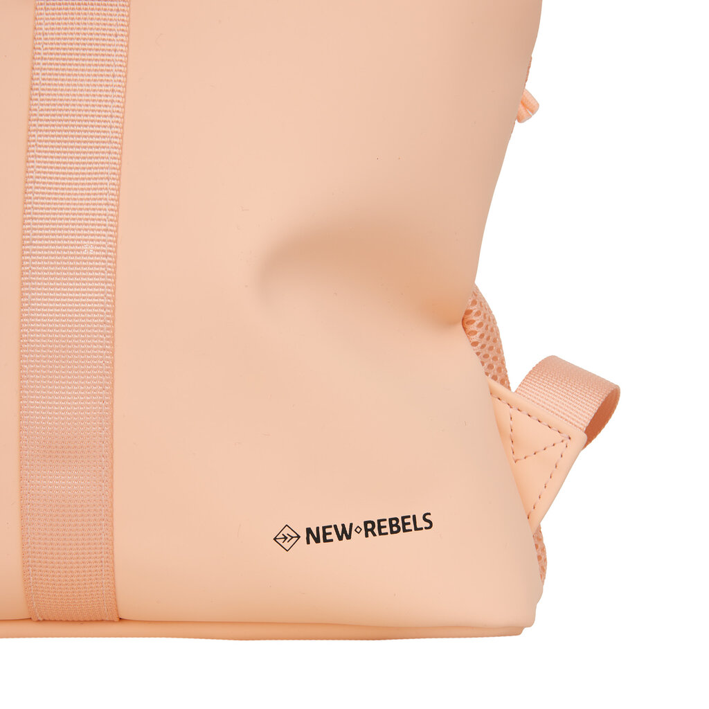 New Rebels New Rebels Branson Los Angeles Rolltop Rucksack Mini 7L Wasserabweisend PU Lachs