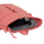 New Rebels New Rebels Branson Los Angeles Rolltop Rucksack Mini 7L Wasserabweisend PU Koralle