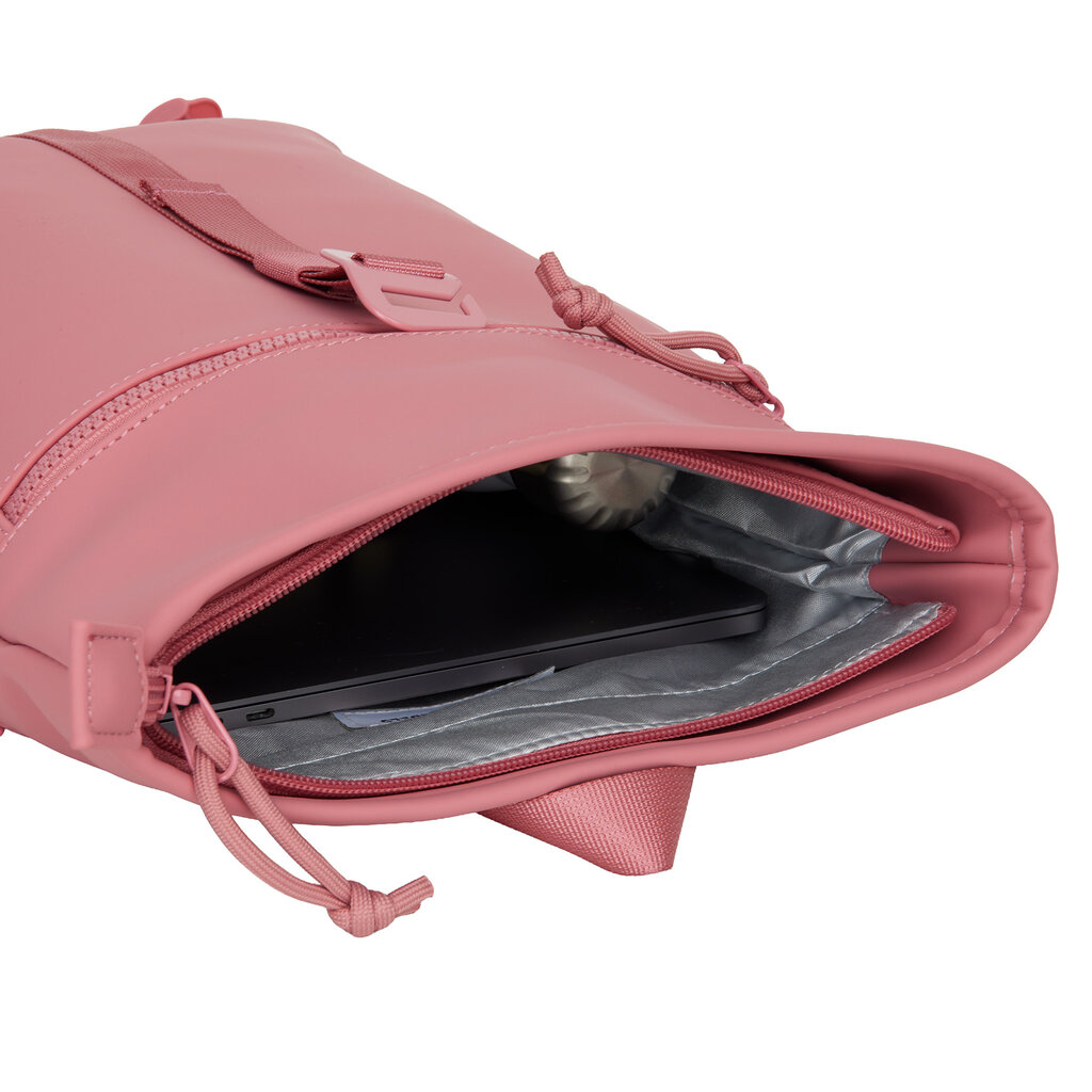 New Rebels New Rebels Branson Los Angeles Rolltop Backpack Mini 7L Water-Repellent PU Blush Pink