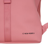 New Rebels New Rebels Branson Los Angeles Rolltop Backpack Mini 7L Water-Repellent PU Blush Pink