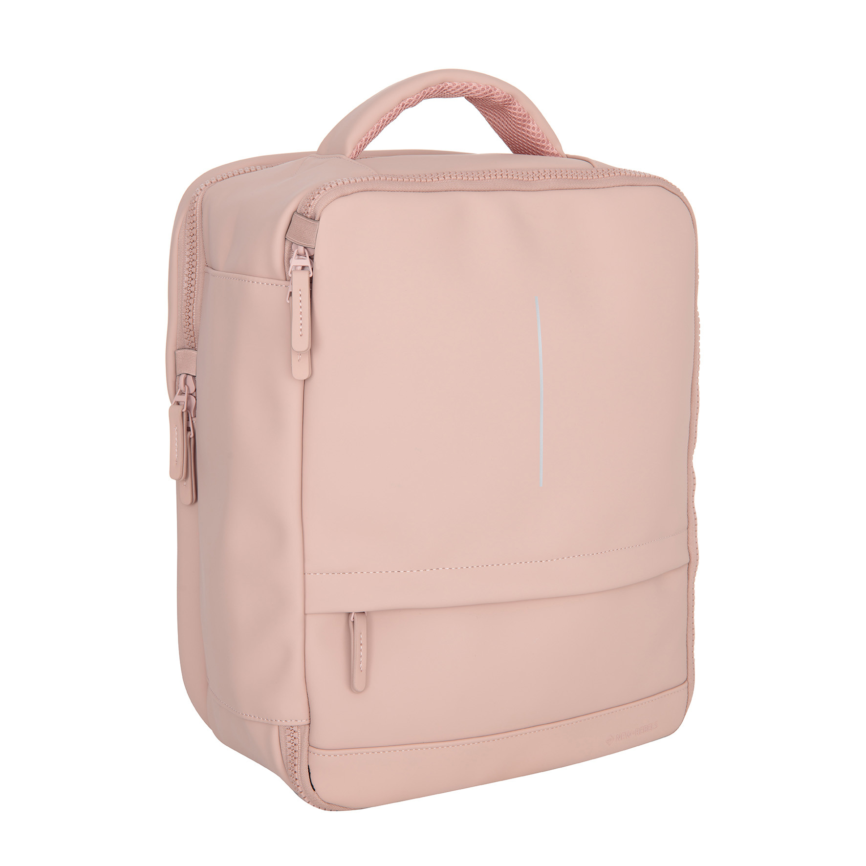 New Rebels Jessi Easton Underseater Rugzak 17L Waterafstotend PU Handbagage 40x30x20 Airline Tas 15.6 inch Laptopvak Oud Roze