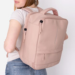 New Rebels New Rebels Jessi Easton Underseater Rucksack 17L Wasserabweisend PU Handgepäck 40x30x20 Airline Tasche 15,6 Zoll Laptopfach Altrosa