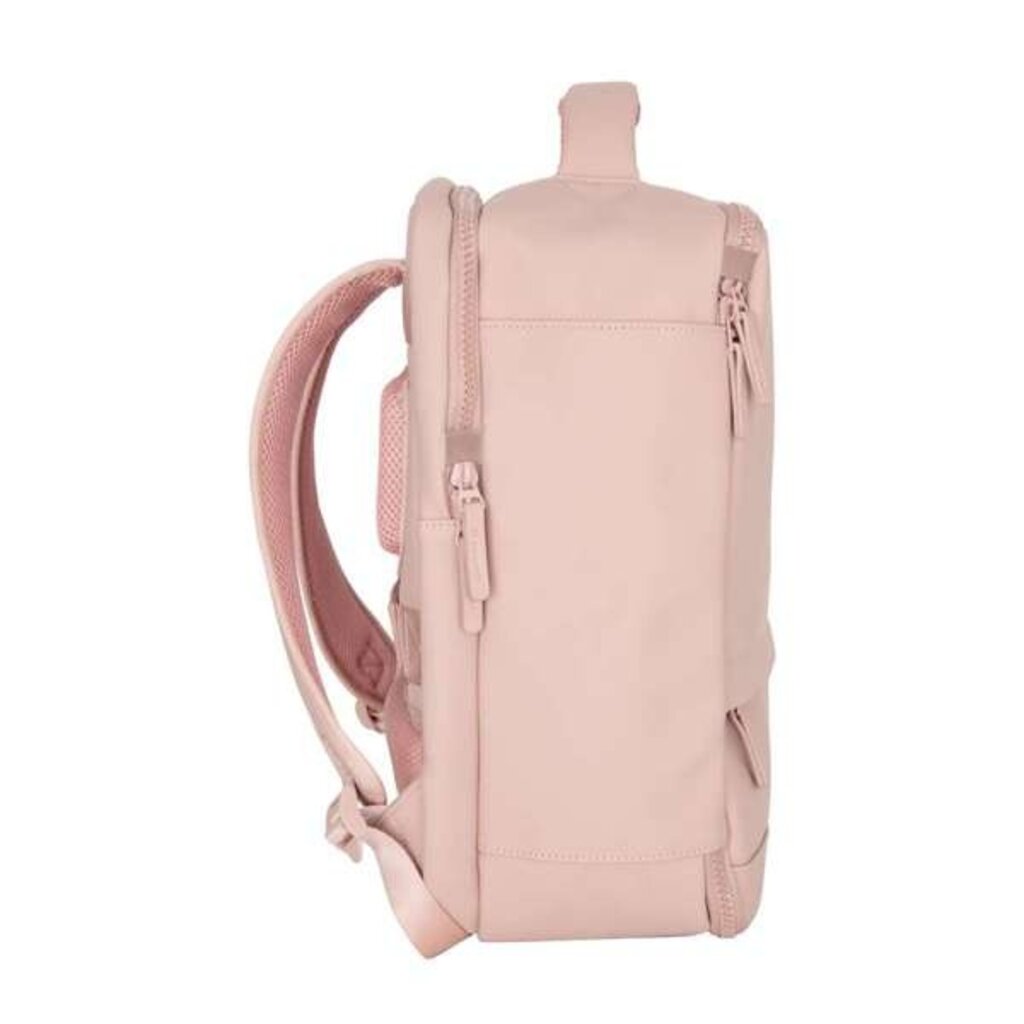 New Rebels New Rebels Jessi Easton Underseater Rugzak 17L Waterafstotend PU Handbagage 40x30x20 Airline Tas 15.6 inch Laptopvak Oud Roze