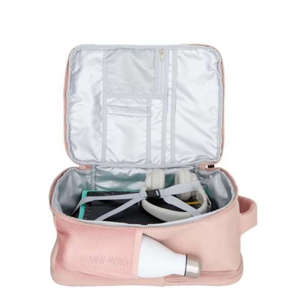 New Rebels New Rebels Jessi Easton Underseater Rugzak 17L Waterafstotend PU Handbagage 40x30x20 Airline Tas 15.6 inch Laptopvak Oud Roze