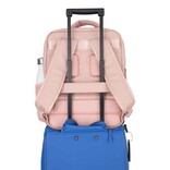 New Rebels New Rebels Jessi Easton Underseater Rugzak 17L Waterafstotend PU Handbagage 40x30x20 Airline Tas 15.6 inch Laptopvak Oud Roze