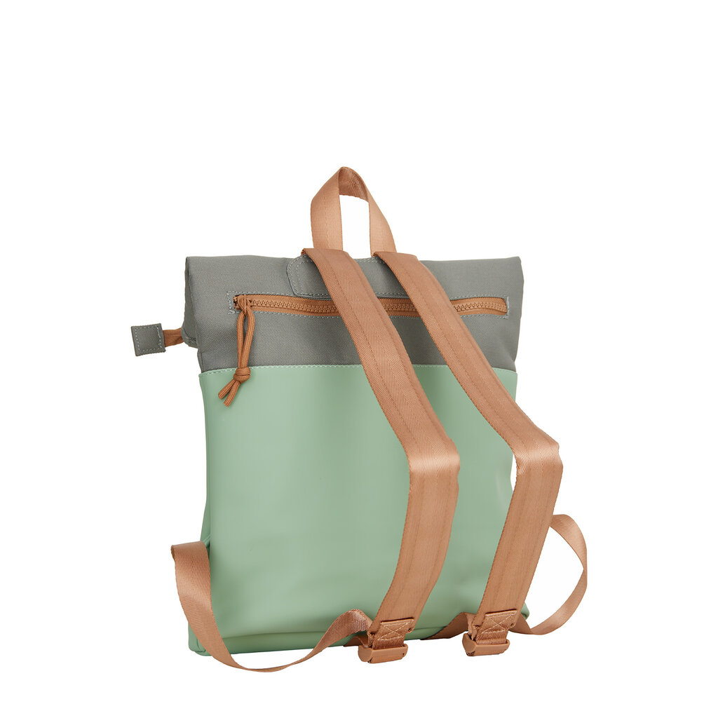 New Rebels Ferron - Los Angeles Rolltop Backpack Mini Sage green