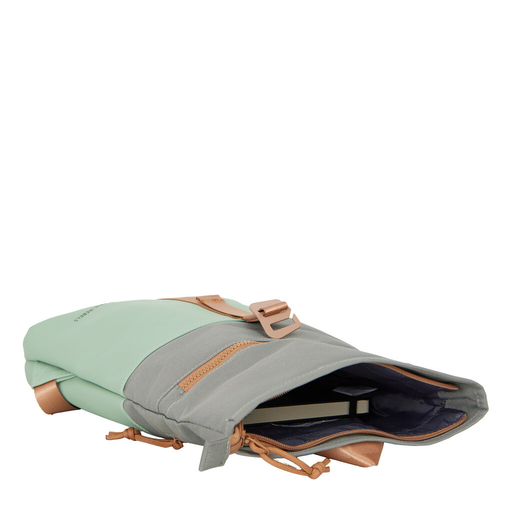 New Rebels Ferron - Los Angeles Rolltop Backpack Mini Sage green