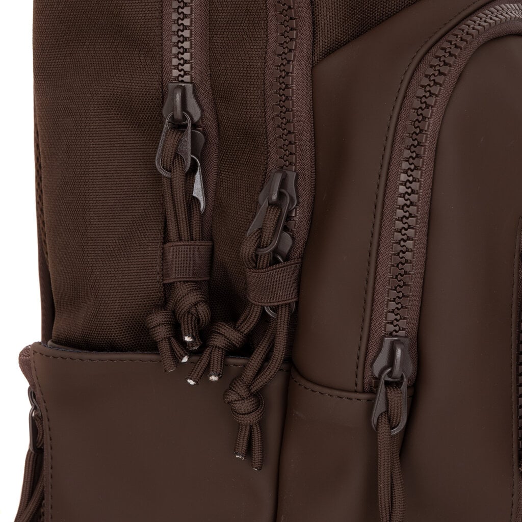New Rebels New Rebels Bruce Milwaukee Rugtas 18L Laptoprugzak 15,6 Inch Werk School Tas Bruin