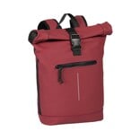 New Rebels New Rebels Mart New York Burgundy 21L Rugtas Rolltop Waterafstotend Laptop 15.6"