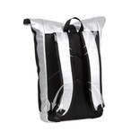 New Rebels New Rebels Mart New York Metallic Zilver 21L Rugtas Rolltop Waterafstotend Laptop 15.6"