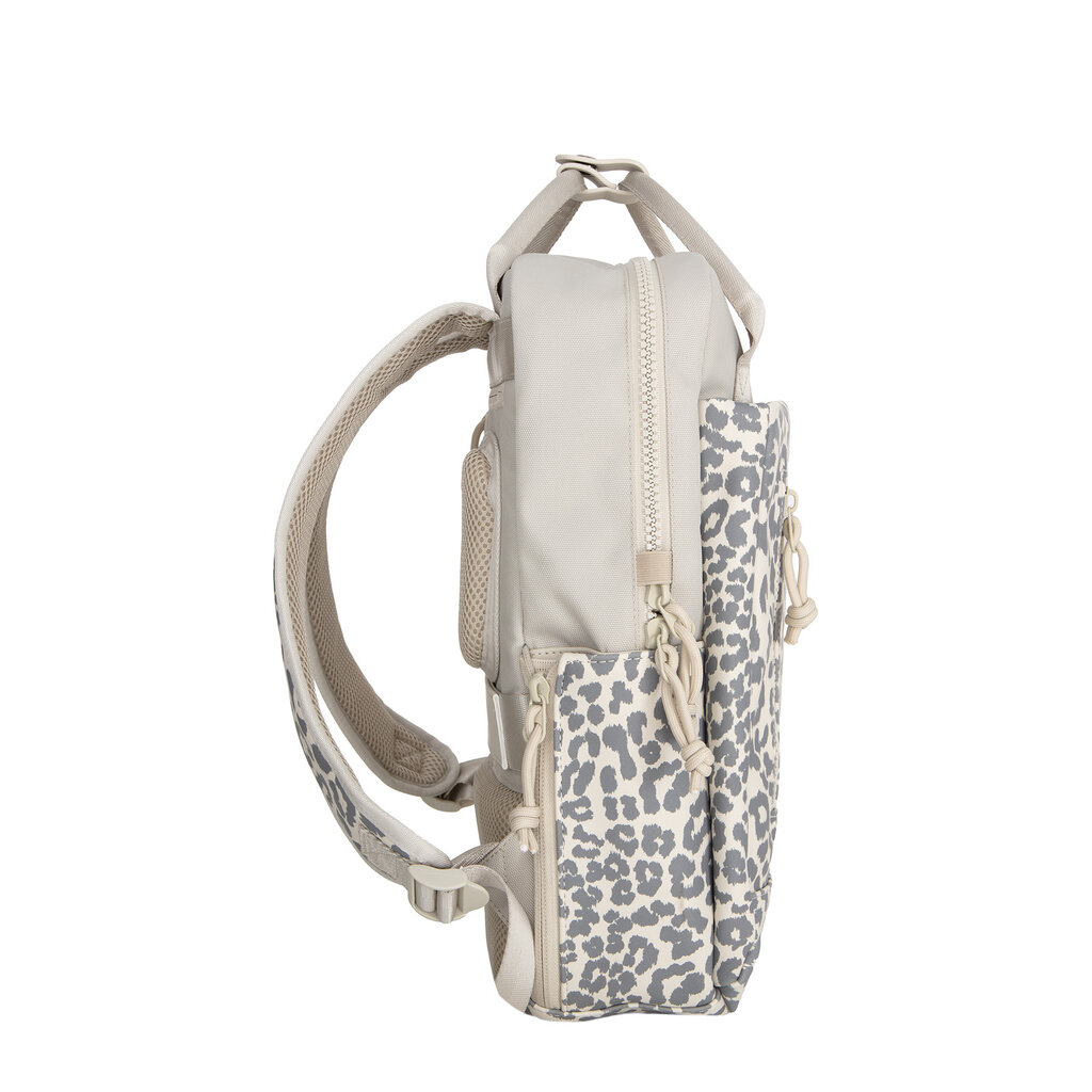 New Rebels New Rebels Urban Leopard Miami Rugzak 9L Waterafstotende Laptop Rugtas 13 inch Schooltas en Werktas van PU Leopard Print