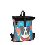 New Rebels New Rebels Mart Arts Los Angeles Rolltop Rugzak 7L Border Collie