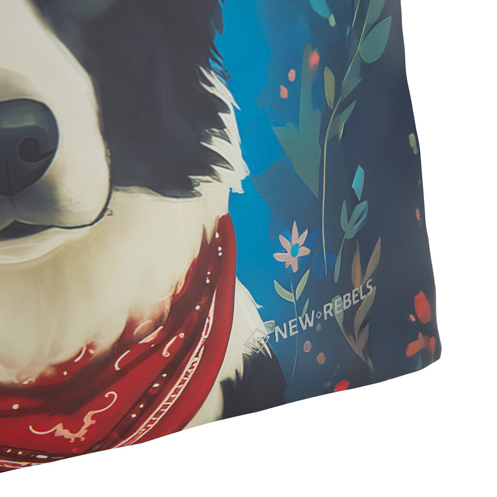 New Rebels New Rebels Mart Arts Los Angeles Rolltop Rugzak 7L Border Collie