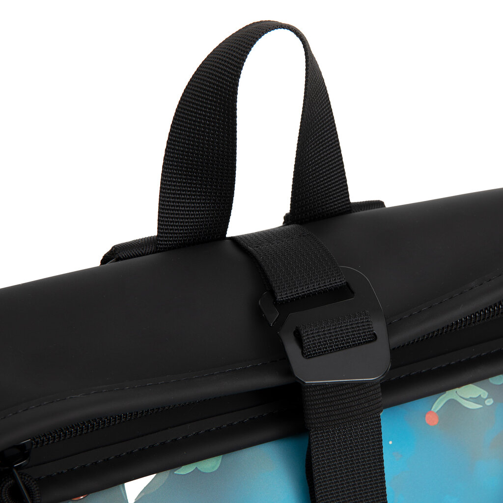 New Rebels New Rebels Mart Arts Los Angeles Rolltop Rugzak 7L Border Collie