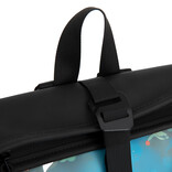New Rebels New Rebels Mart Arts Los Angeles Rolltop Rugzak 7L Border Collie