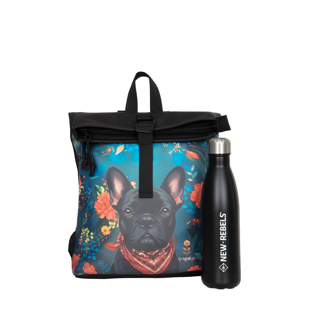 New Rebels New Rebels Mart Arts Los Angeles Rolltop Rugzak 7L Bulldog