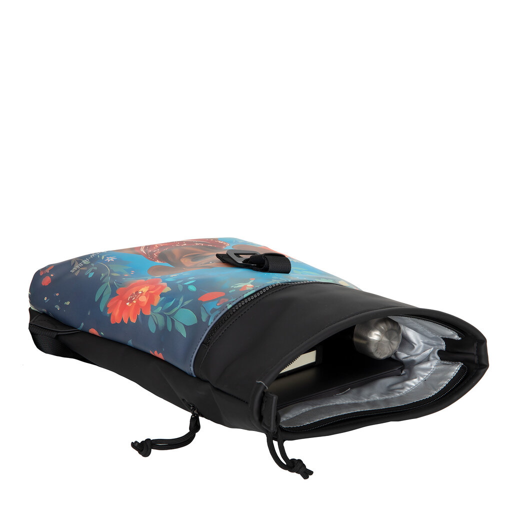 New Rebels New Rebels Mart Arts Los Angeles Rolltop Rugzak 7L Teckel