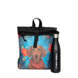 New Rebels New Rebels Mart Arts Los Angeles Rolltop Rugzak 7L Teckel