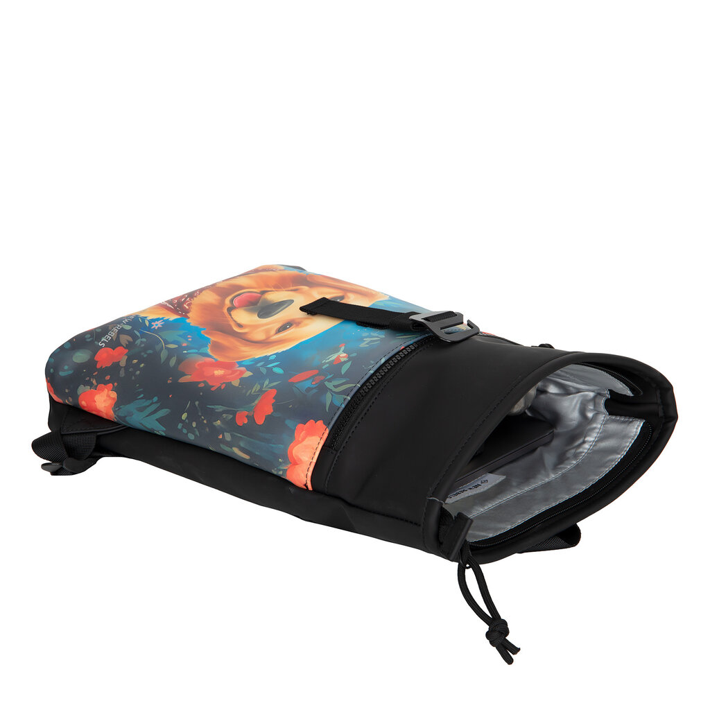 New Rebels New Rebels Mart Arts Los Angeles Rolltop Rugzak 7L Golden Retriever