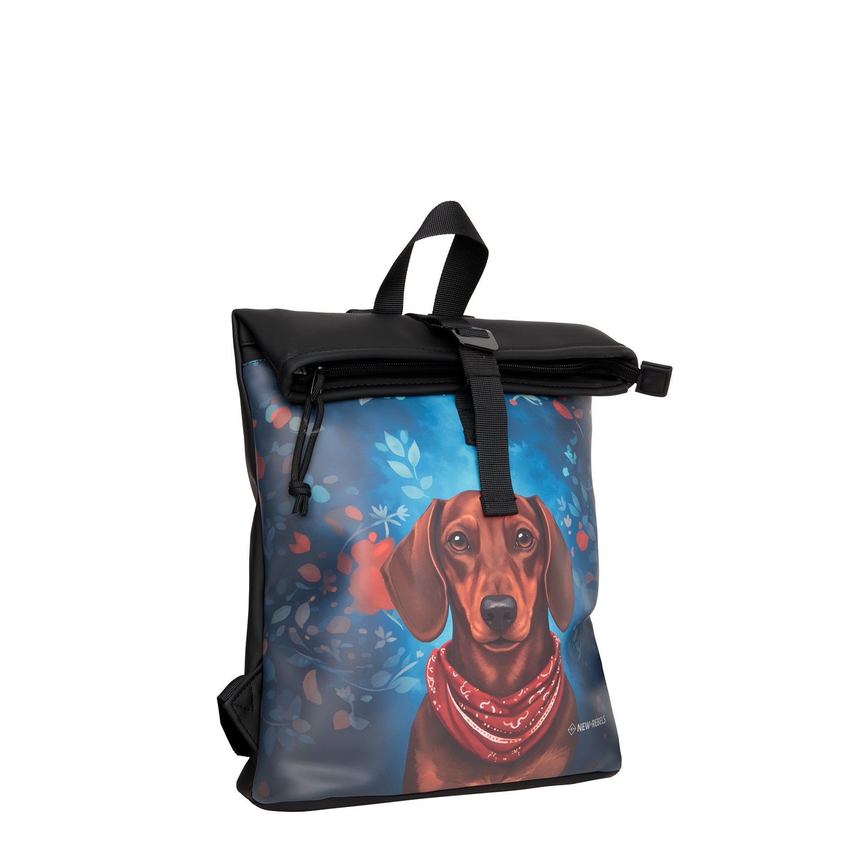 New Rebels Mart Arts Los Angeles Rolltop Rugzak 7L Teckel