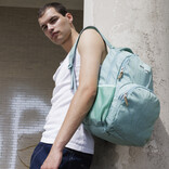 New Rebels New Rebels ® BTS 2 - Laptoptas - Schooltas - 15 inch - Rugzak - Soft Mint