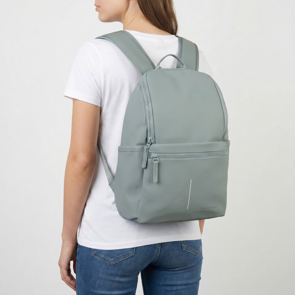 New Rebels New Rebels Trondheim Hurlock Rugzak 28L – Laptoprugzak 15.6 Inch – Waterafstotend – Werkrugzak – Schooltas – Hiking Rugzak – Nylon/PU